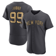 Aaron Judge Men's New York Yankees Authentic 2022 All-Star Jersey - Charcoal Game