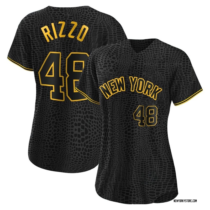 Anthony Rizzo Women's New York Yankees Snake Skin City Jersey - Black  Authentic