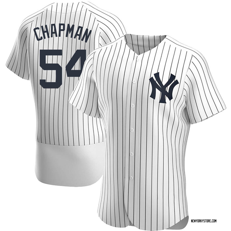 Aroldis Chapman Men's New York Yankees Home Jersey - White Authentic