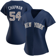 Aroldis Chapman Women's New York Yankees Alternate Jersey - Navy Authentic