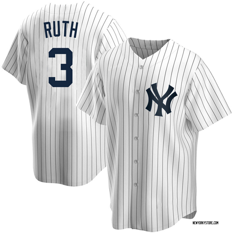 Babe Ruth Youth New York Yankees Home Jersey - White Replica