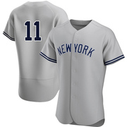 Brett Gardner Men's New York Yankees Road Jersey - Gray Authentic
