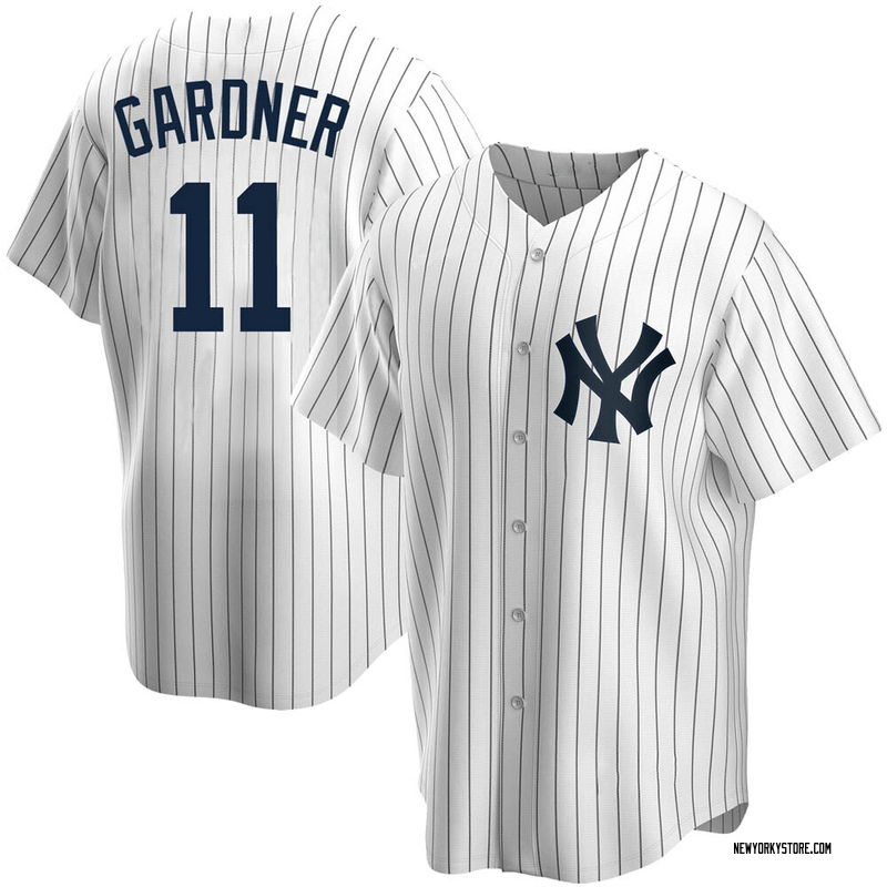 Brett Gardner Youth New York Yankees Home Jersey - White Replica