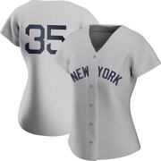 Clay Holmes Women's New York Yankees 2021 Field of Dreams Jersey - Gray Authentic