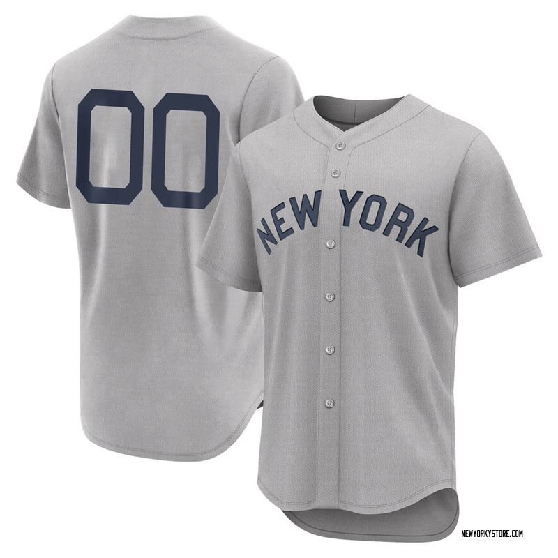 Custom Men's New York Yankees 2021 Field of Dreams Jersey - Gray Authentic
