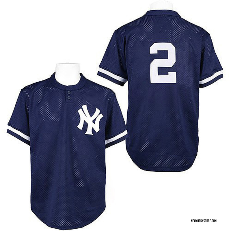 Derek Jeter Men's New York Yankees Practice Throwback Jersey