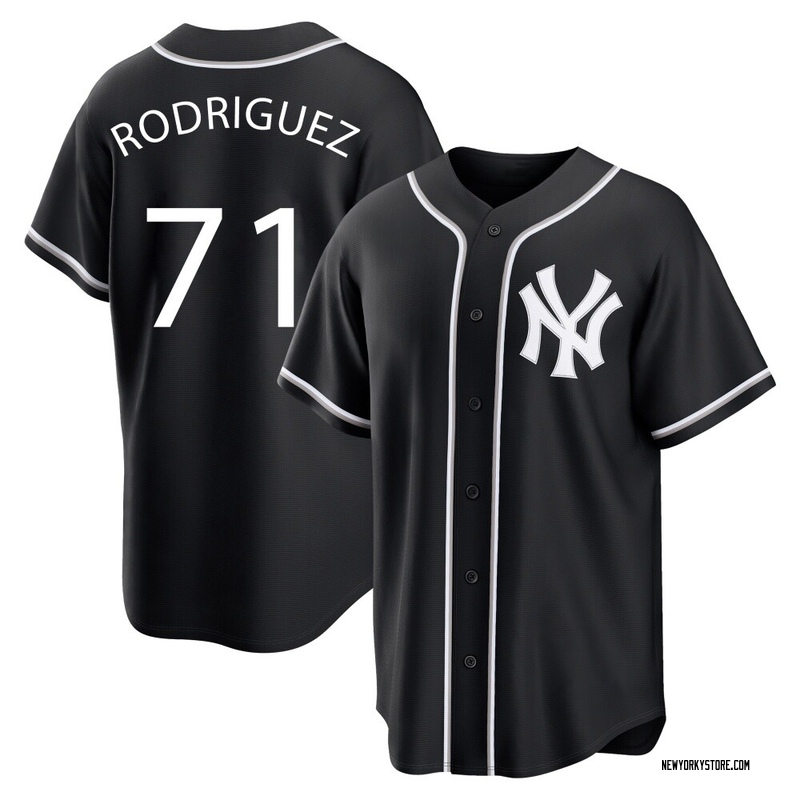 Elmer Rodriguez Youth New York Yankees Fashion Out Jersey - Black Replica