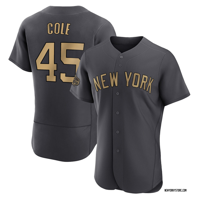 Gerrit Cole Men's New York Yankees Authentic 2022 All-Star Jersey - Charcoal Game