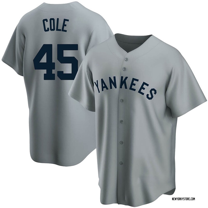 Gerrit Cole Men's New York Yankees Road Cooperstown Collection Jersey - Gray Replica