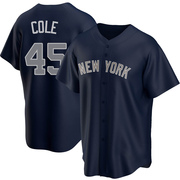 Gerrit Cole Youth New York Yankees Alternate Jersey - Navy Replica