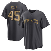 Gerrit Cole Youth New York Yankees Replica 2022 All-Star Jersey - Charcoal Game