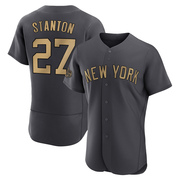 Giancarlo Stanton Men's New York Yankees Authentic 2022 All-Star Jersey - Charcoal Game