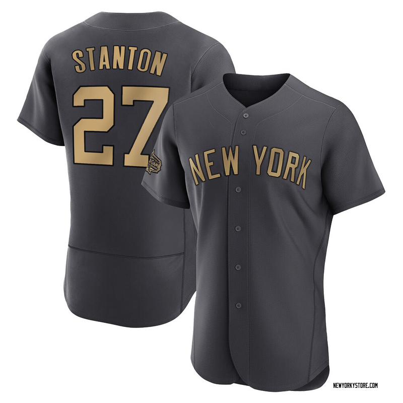 Giancarlo Stanton Men's New York Yankees Authentic 2022 All-Star Jersey - Charcoal Game