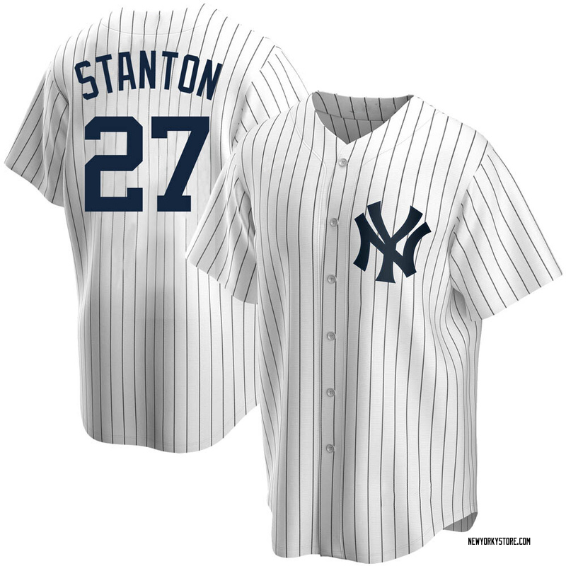 Giancarlo Stanton Youth New York Yankees Home Jersey - White Replica