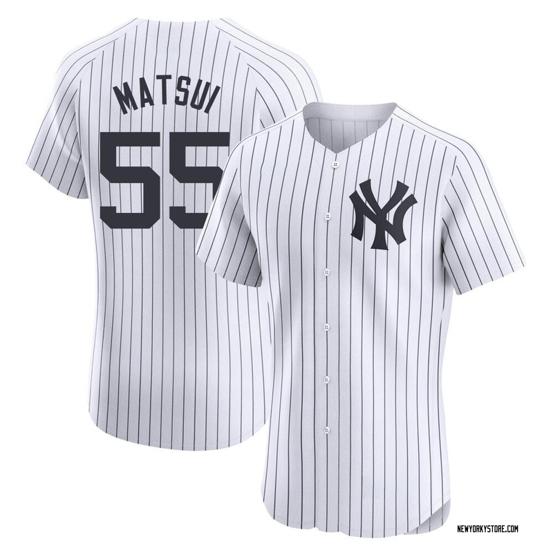 Hideki Matsui Men's New York Yankees Home Jersey - White Elite