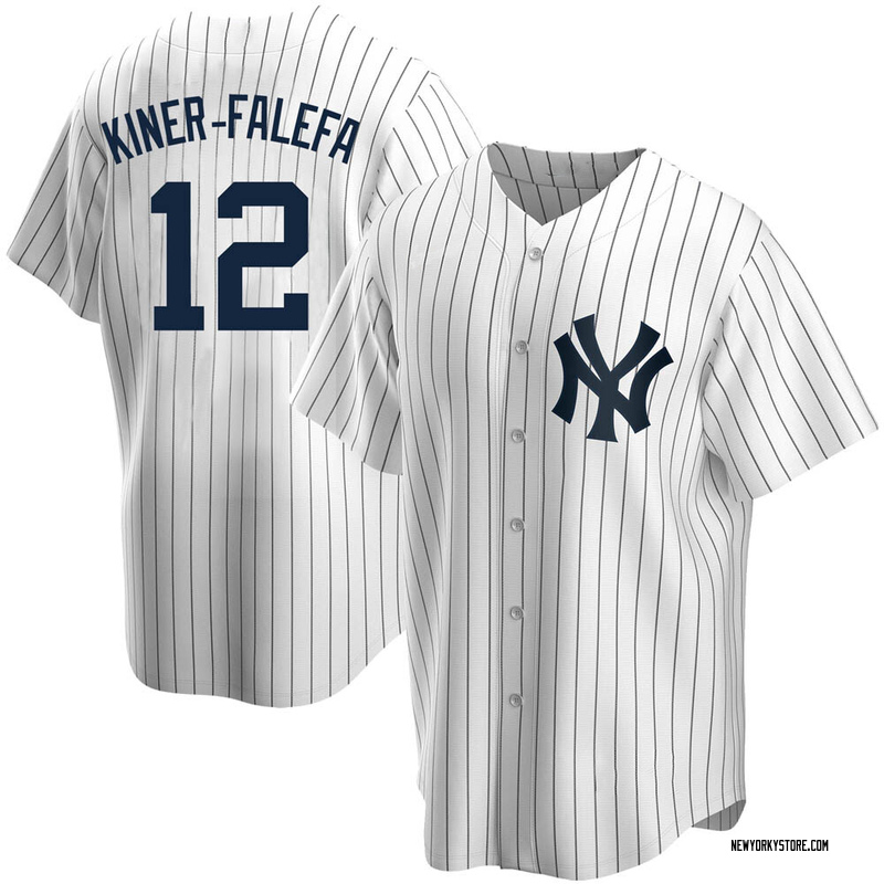 Isiah Kiner-Falefa Men's New York Yankees Home Jersey - White Replica