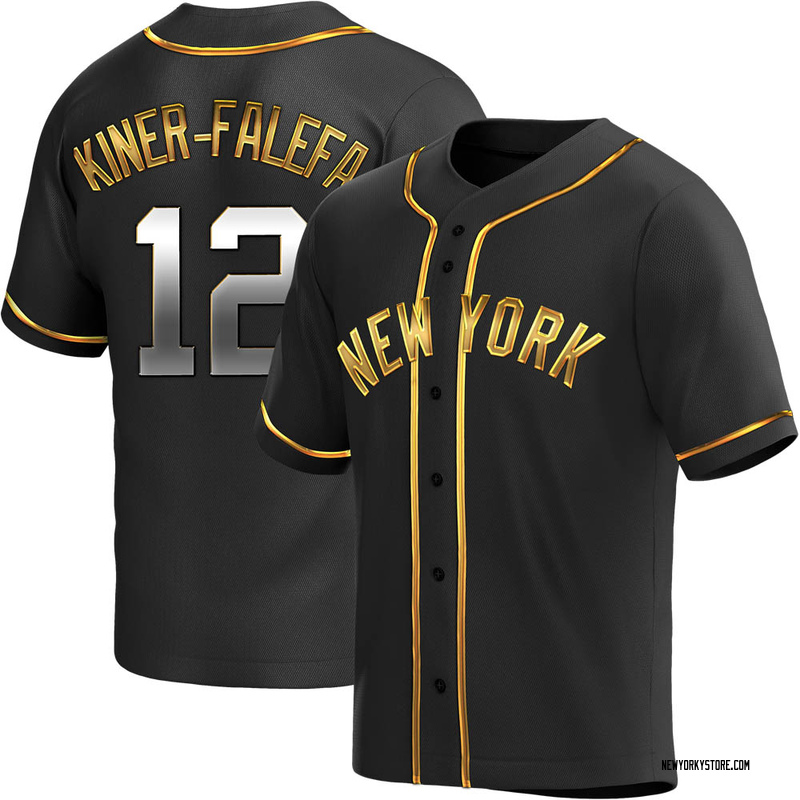 Isiah Kiner-Falefa Youth New York Yankees Alternate Jersey - Black