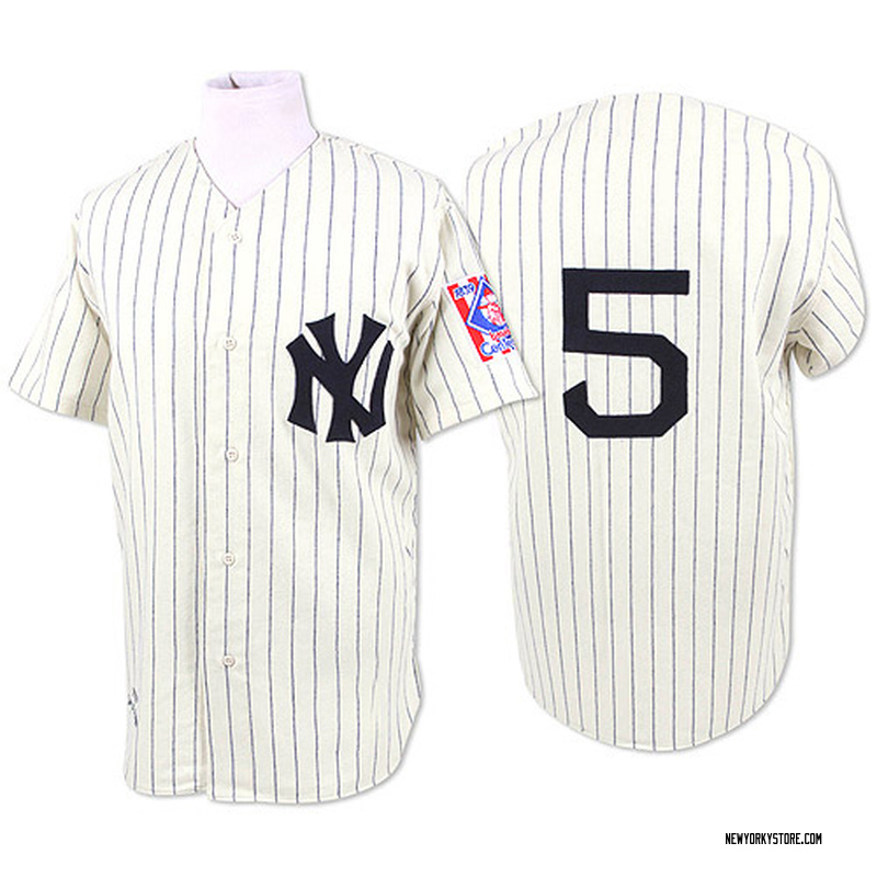 Joe DiMaggio Men\'s New York Yankees 1939 Throwback Jersey - White Authentic