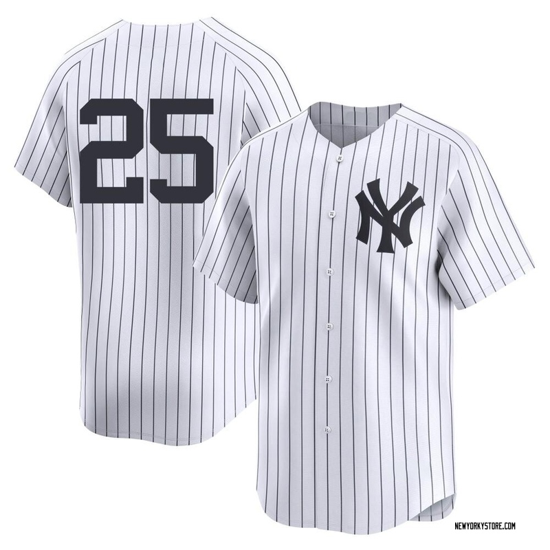 Joe Pepitone Men's New York Yankees Yankee Home 2nd Jersey - White Limited