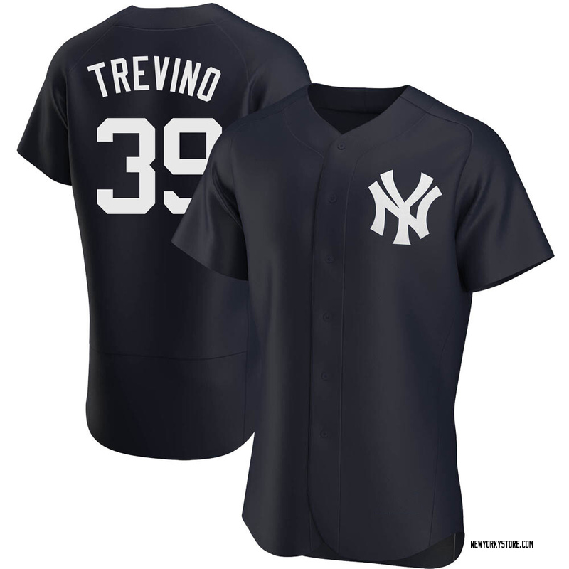 Jose Trevino Men's New York Yankees Alternate Jersey - Navy Authentic