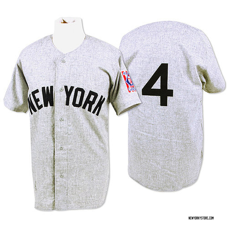 Lou Gehrig Men's New York Yankees 1939 Throwback Jersey - Grey