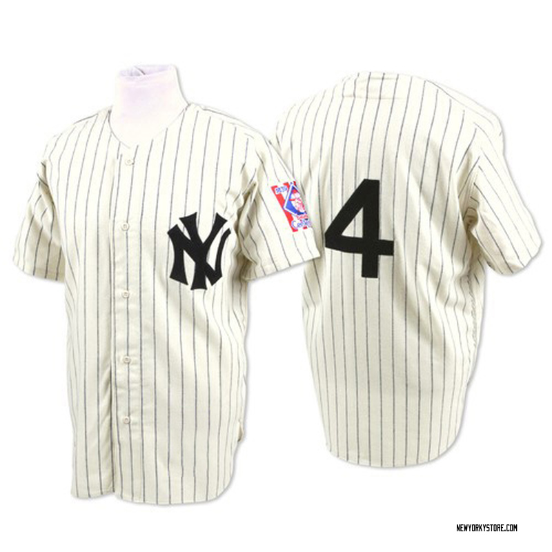 Lou Gehrig Men's New York Yankees Throwback Jersey - White Authentic