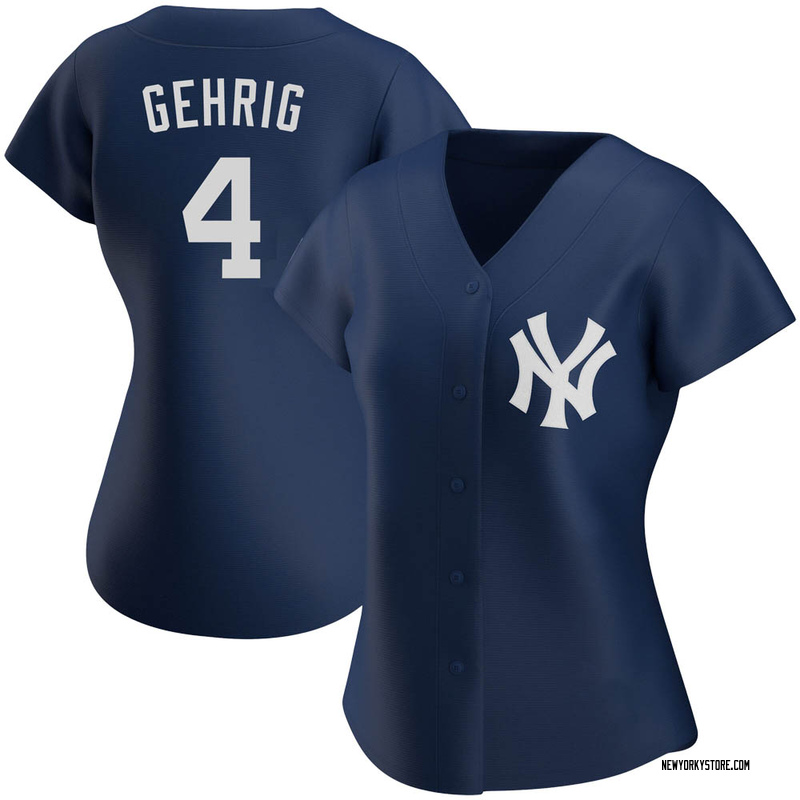 Lou Gehrig Women's New York Yankees Alternate Team Jersey - Navy