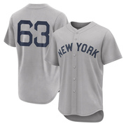 Lucas Luetge Men's New York Yankees 2021 Field of Dreams Jersey - Gray Authentic