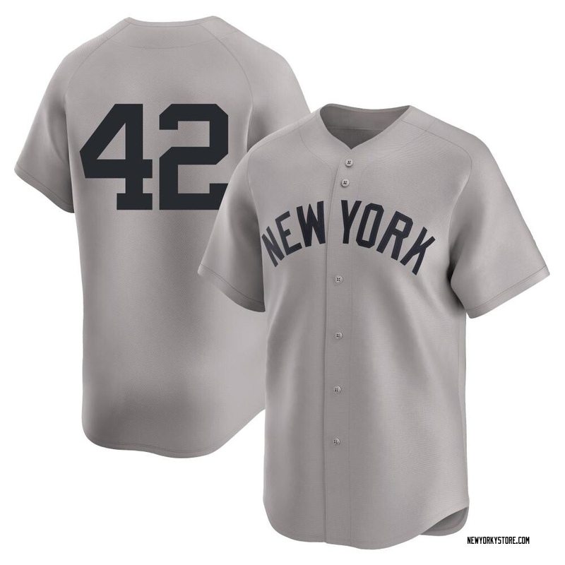 Mariano Rivera Men's New York Yankees Away 2nd Jersey - Gray Limited