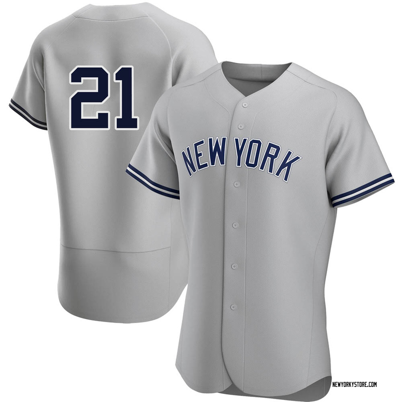 Paul O'Neill Men's New York Yankees Road Jersey - Gray Authentic