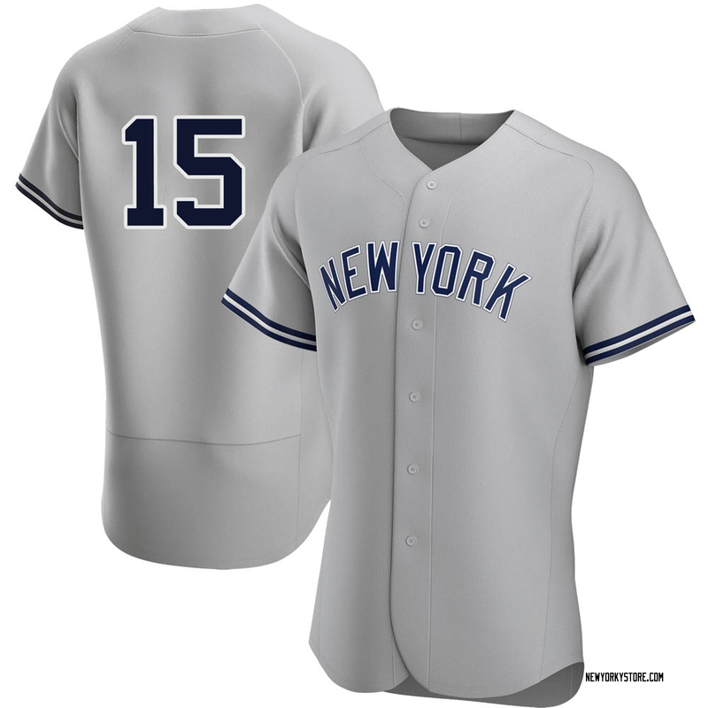 Thurman Munson Men's New York Yankees Road Jersey - Gray Authentic