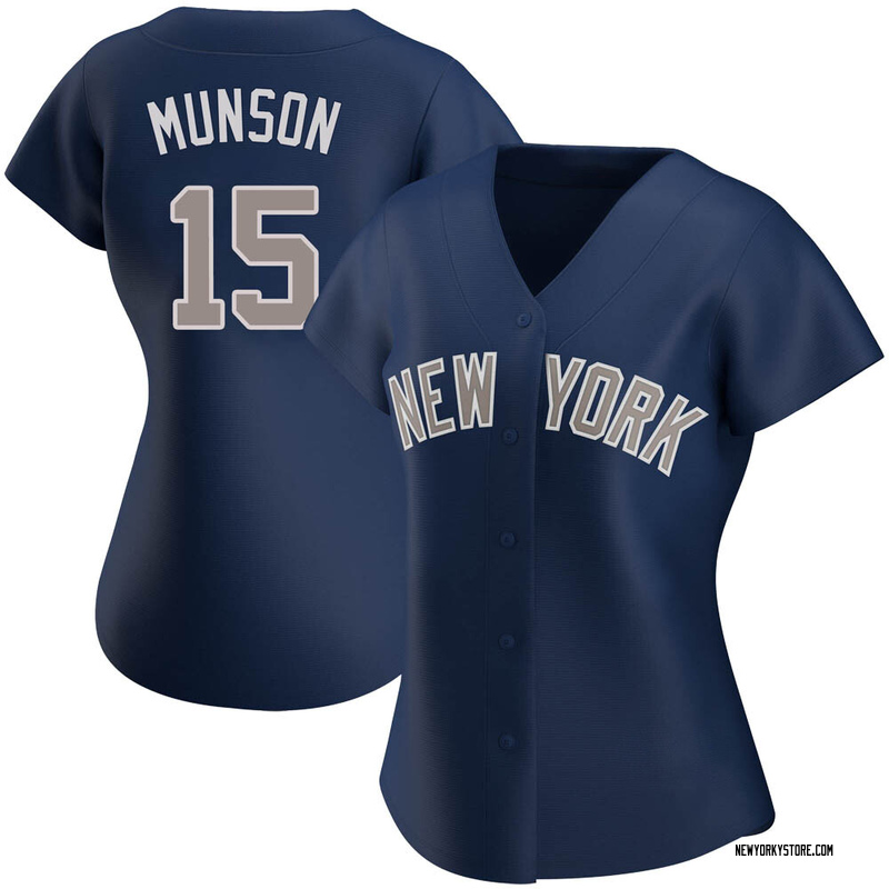 Thurman Munson Women's New York Yankees Alternate Jersey - Navy