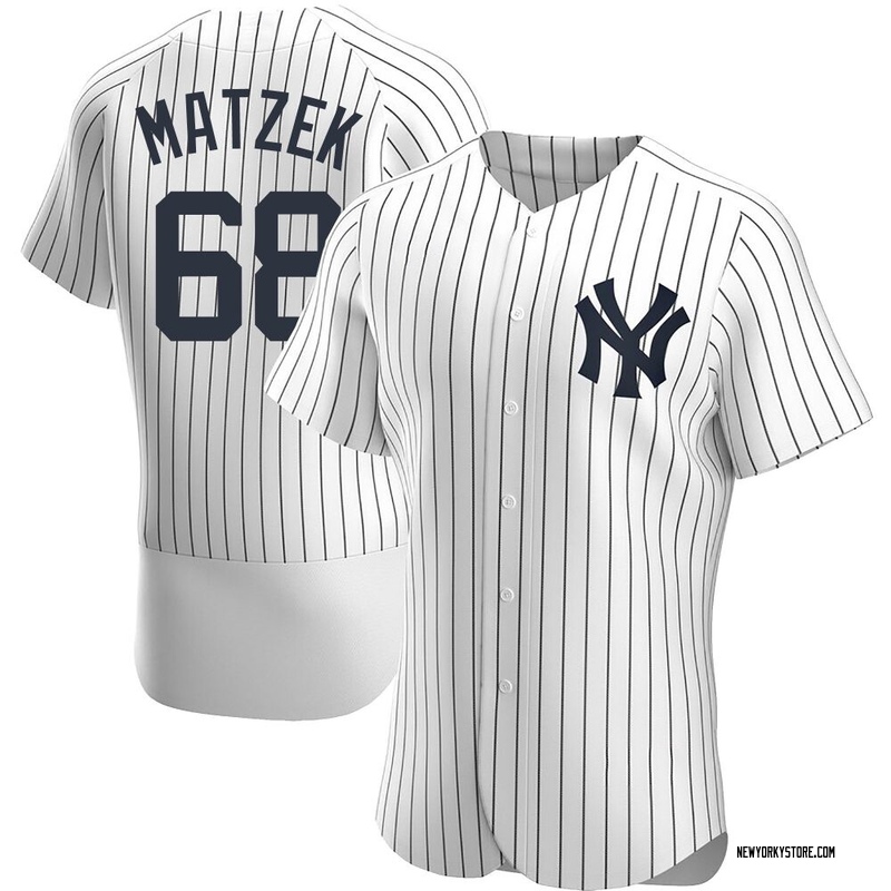 Tyler Matzek Men's New York Yankees Home Jersey - White Authentic
