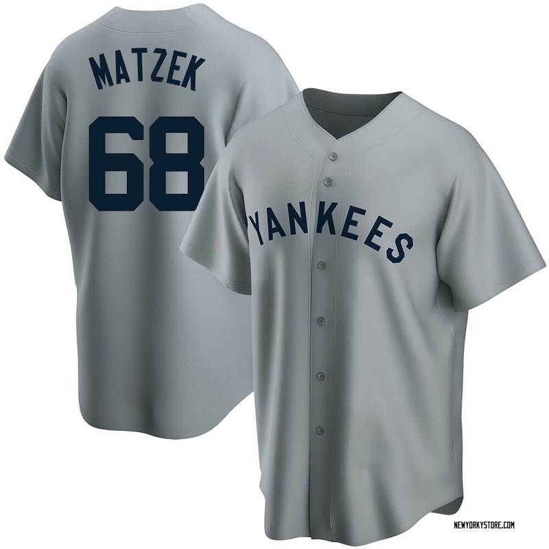 Tyler Matzek Youth New York Yankees Road Cooperstown Collection Jersey - Gray Replica