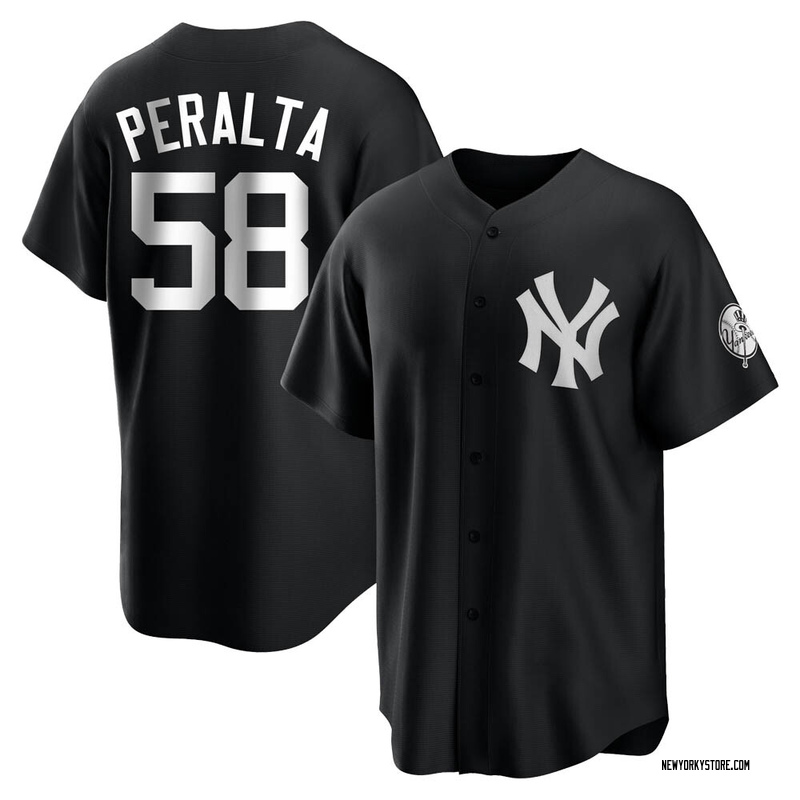 Wandy Peralta New York Yankees Game-Used #58 White Pinstripe Jersey vs.  Boston Red Sox on April 8, 2022