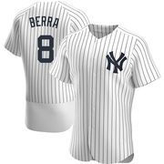 Yogi Berra Men's New York Yankees Home Jersey - White Authentic