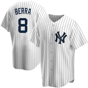 Yogi Berra Men's New York Yankees Home Jersey - White Replica