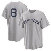 Yogi Berra Youth New York Yankees 2021 Field of Dreams Jersey - Gray Replica