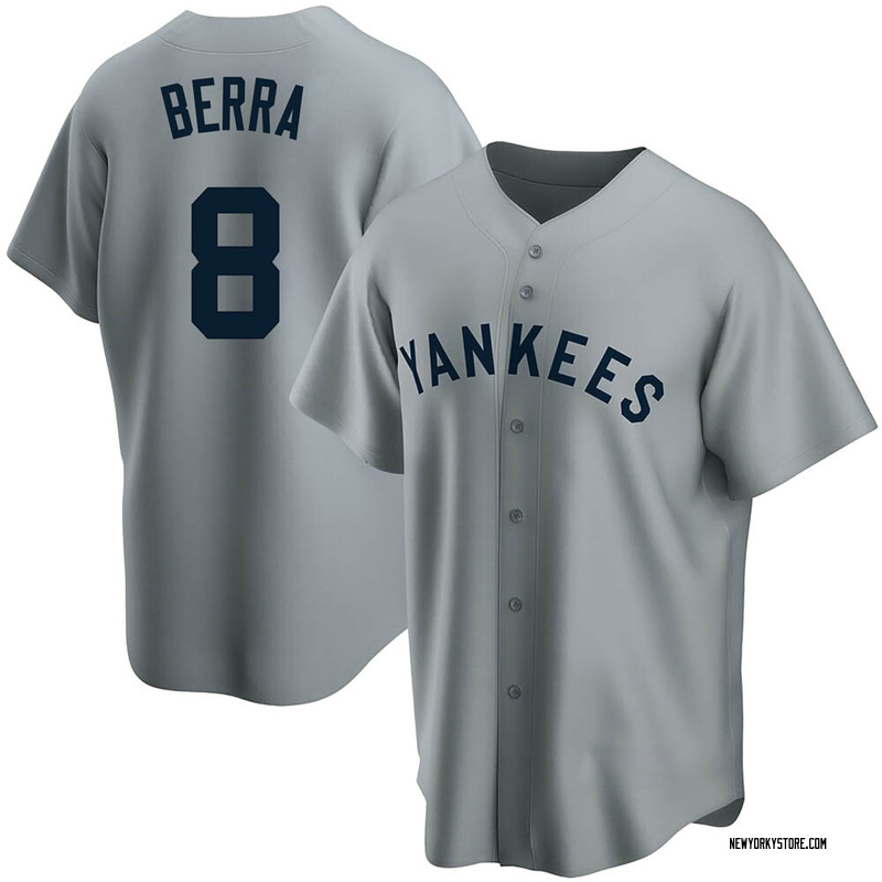 Yogi Berra Youth New York Yankees Road Cooperstown Collection Jersey - Gray Replica
